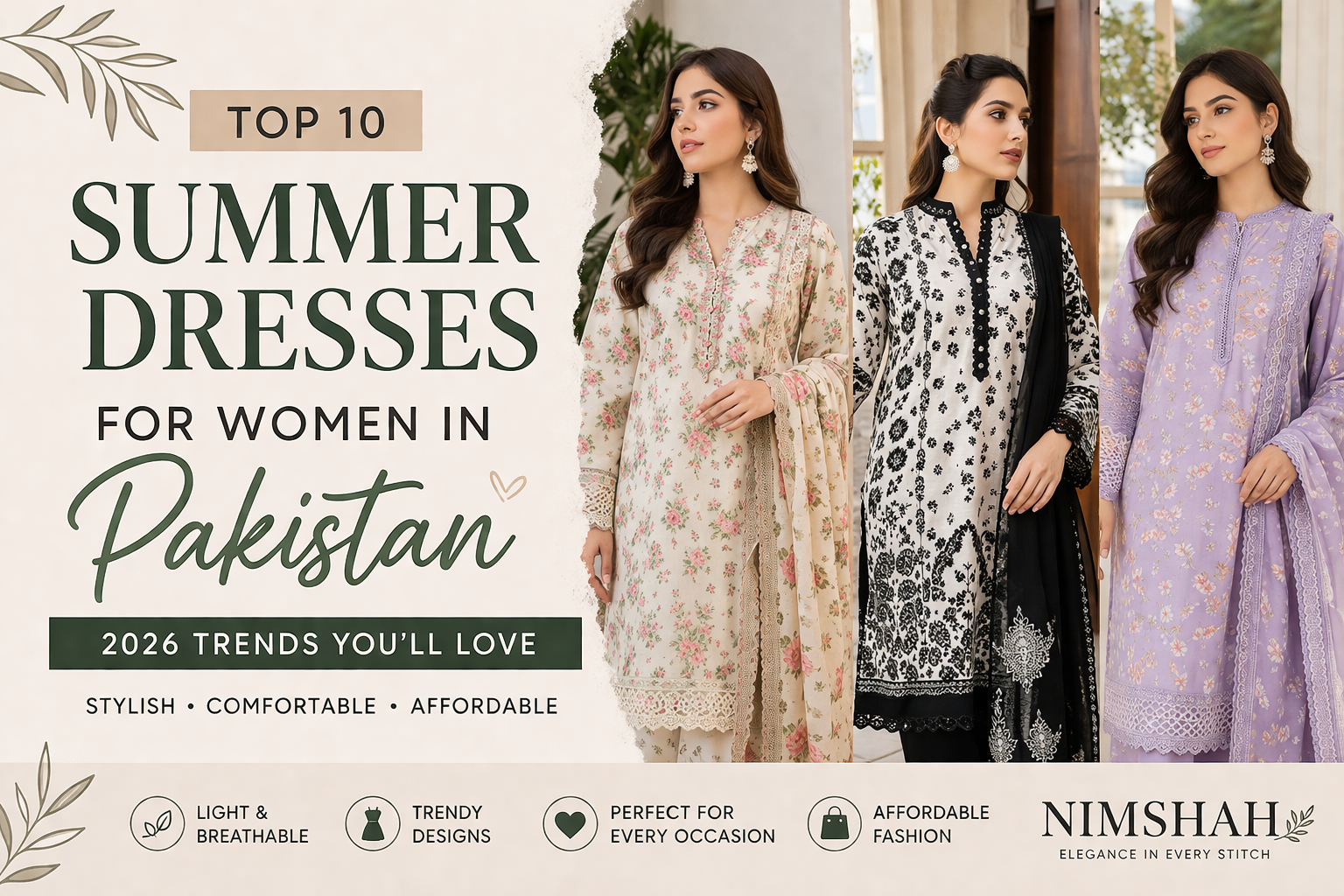 Top 10 Summer Dresses for Women in Pakistan (2026 Trends You’ll Love)