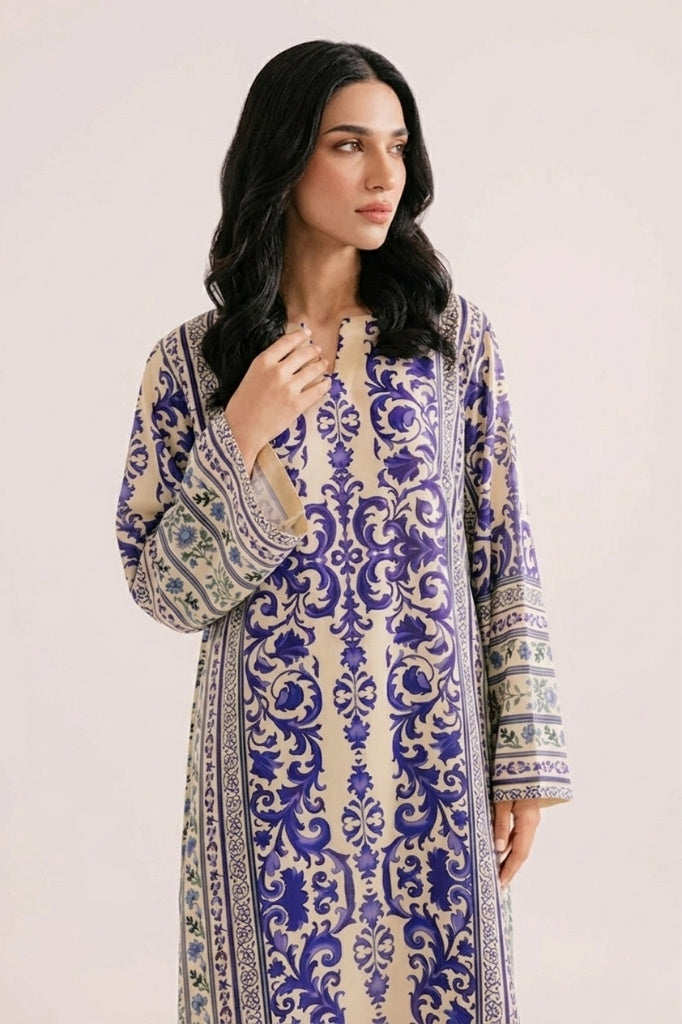 Firoza Printed Kaftan
