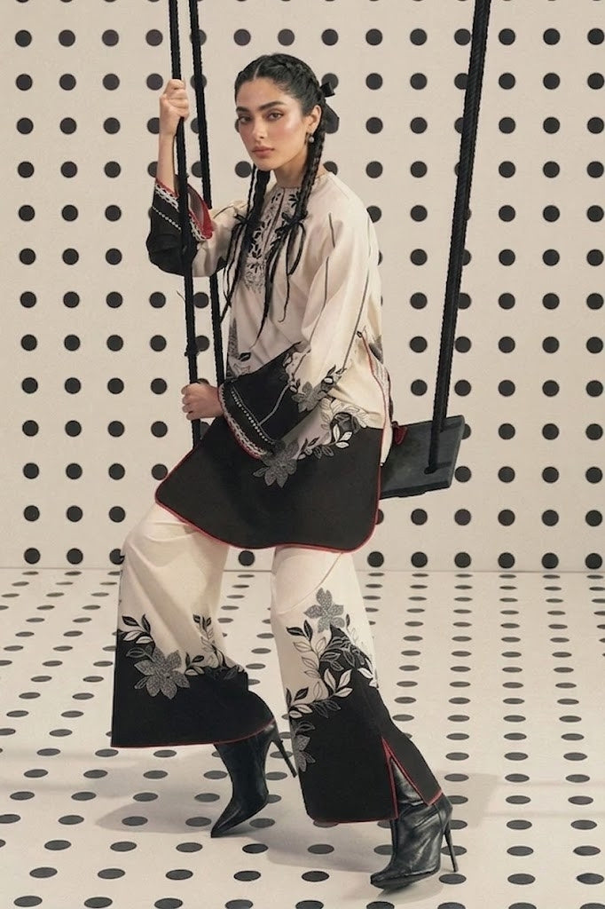 Monochrome Floral Co-ord