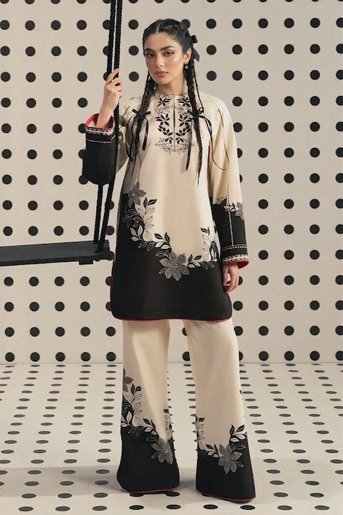 Monochrome Floral Co-ord