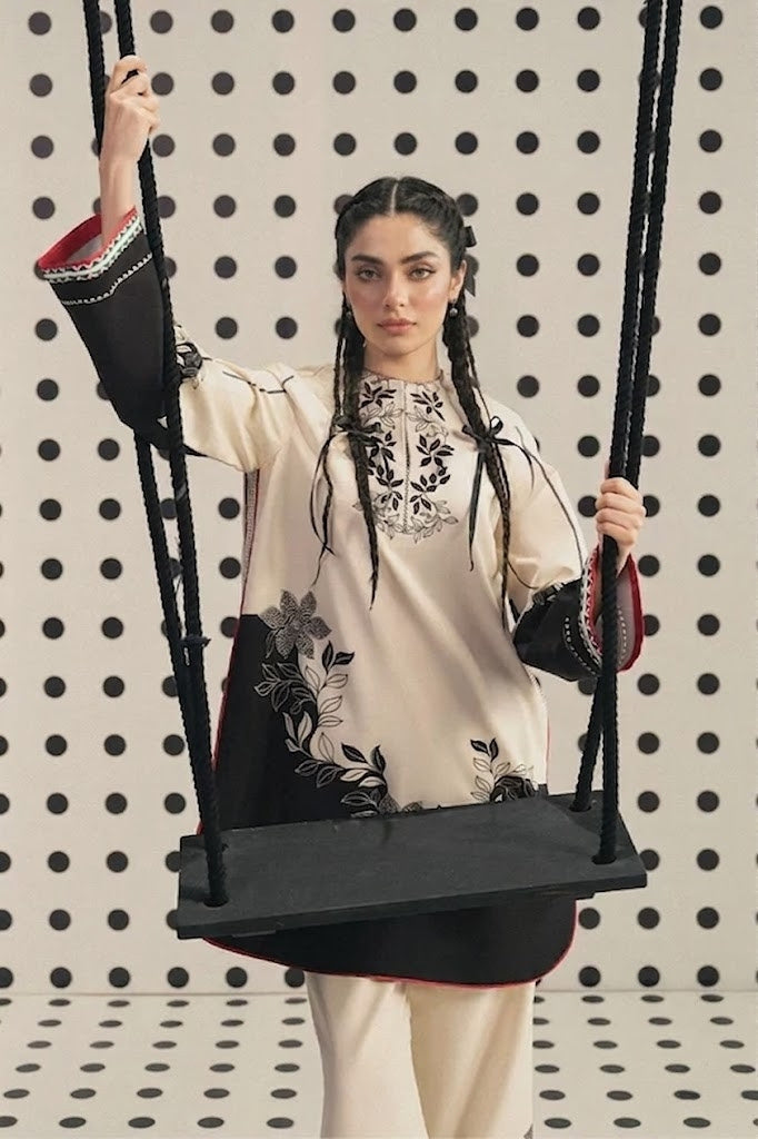 Monochrome Floral Co-ord