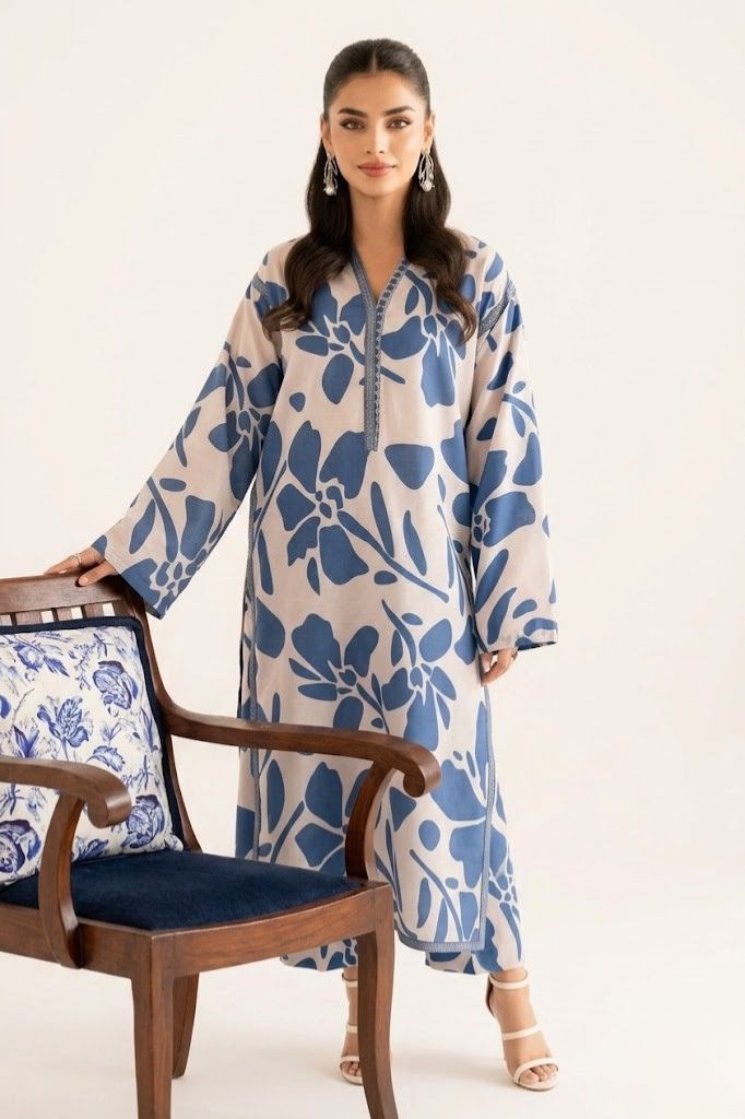 Blue floral co ord set 2PC